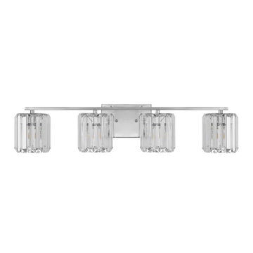 Coco Prism Vintage Metal/Glass Classic Glam LED Vanity Light